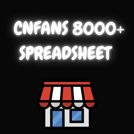 CNFANS 8000+ SPREADSHEET